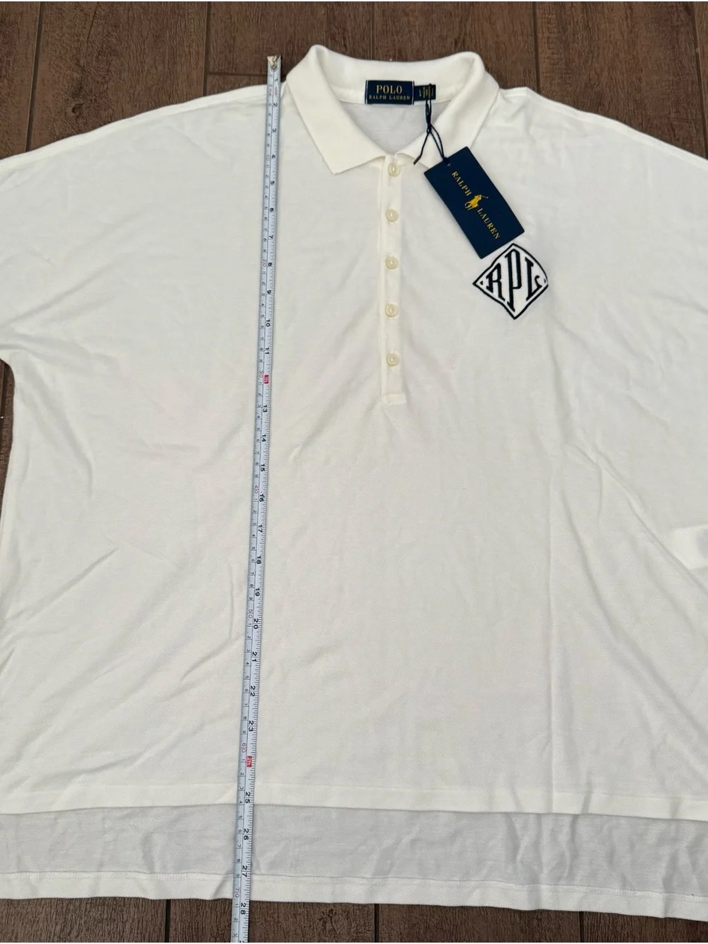 Polo by Ralph Lauren White Men's Short-Sleeve Polo with Chest Crest